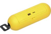 Бокс для защиты кабельного соединения IEK IP44 желтый WBX10-44-K05