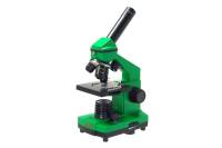 Школьный микроскоп Микромед Эврика 40х-400х в кейсе (лайм) 25447