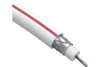 Коаксиальный кабель ЭРА SAT 50 M, 75 Ом, CCS/, PVC, цвет белый Б0044607