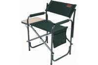 Кресло с боковым откидным столиком Camping World Mister зеленое CL-011