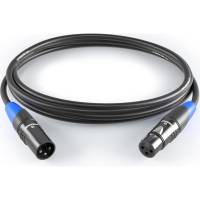 Межблочный балансный кабель PROCAST cable XLR m/XLR f.2,5 XLR m/XLR f, 2,5m, черный НФ-00000420