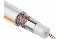 Коаксиальный кабель REXANT SAT 50 M, Cu/Al/Cu, 75%, 75 Ом, бухта 100 м, белый 01-2401
