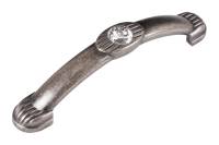 Ручка скоба ОФК комплект из 4 штук, 3030-96 старое серебро Tr-00000968