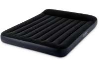 Надувной матрас с подголовником Intex Pillow Rest Classic Bed Fiber-Tech, 152х203х25см 64143