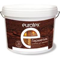 Шовный герметик для дерева Eurotex орех 25 кг 1 27155