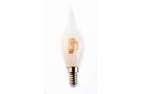Лампа Gauss Filament, свеча на ветру, 9W, 590lm, 3000К, Е14, milky, LED, 1/10/50 104201109