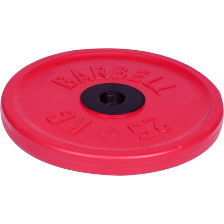Олимпийский диск Barbell d 51 мм, цветной, 25 кг 459