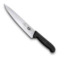 Разделочный нож Victorinox Fibrox, лезвие 25 см, черный, 5.2003.25