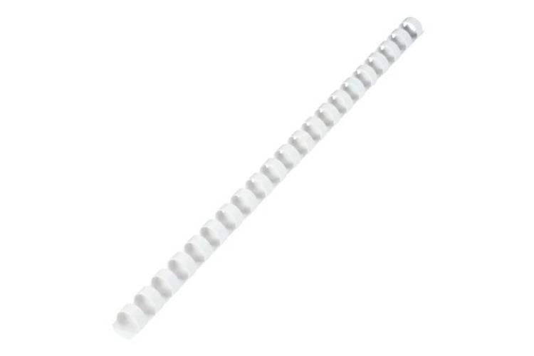 Пластиковые пружины для переплета BRAUBERG 100 шт., 14 мм, белые 530918
