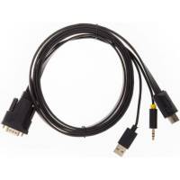 Кабель-переходник Telecom VGA+audio+USB - HDMI_M/M, 1,8м TA575-1.8M