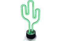 Светодиодный настольный неоновый светильник Apeyron Кактус, цвет свечения зеленый 12-67
