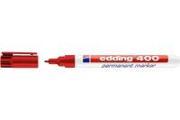 Перманентный маркер Edding округлый наконечник, 1 мм, красный E-400#2