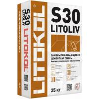 Самовыравнивающая смесь для пола LITOKOL LitoLiv S30 25 кг 90270002