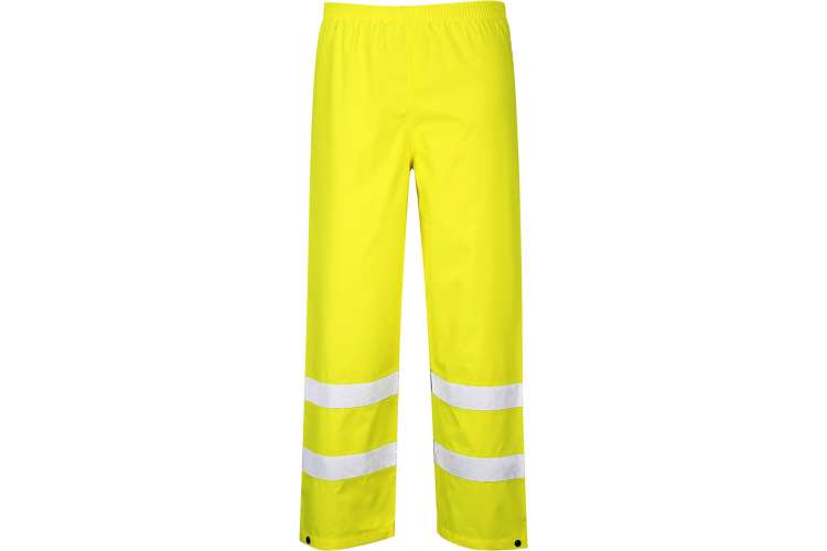 Светоотражающие дорожные мужские рабочие брюки PORTWEST S480YERL