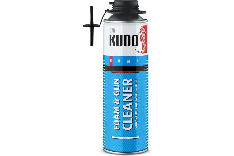 Очиститель монтажной пены KUDO бытовой HOME FOAM&GUN CLEANER 650 мл 11606536
