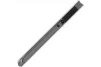 Канцелярский нож STAFF Manager 9 мм, усиленный, металлический корпус, автофиксатор, клип 237081