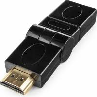 Переходник Cablexpert HDMI 19F/19M вращающийся на 180 градусов, золотые разъемы A-HDMI-FFL2