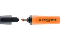 Заправляемый текстовыделитель, клиновидный наконечник Edding 2-5 мм Оранжевый, E-345/6