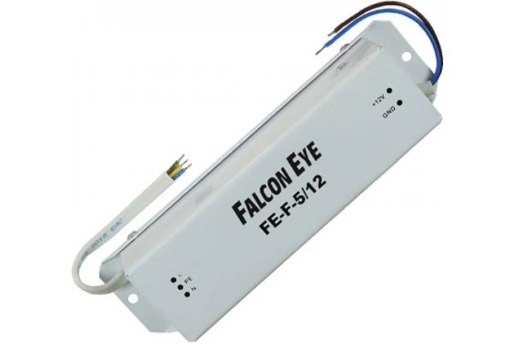 Уличный блок питания Falcon Eye FE-F-5/12 IP67, входное напряжение 90-264V, выходное 12V, Номинальный ток 5A