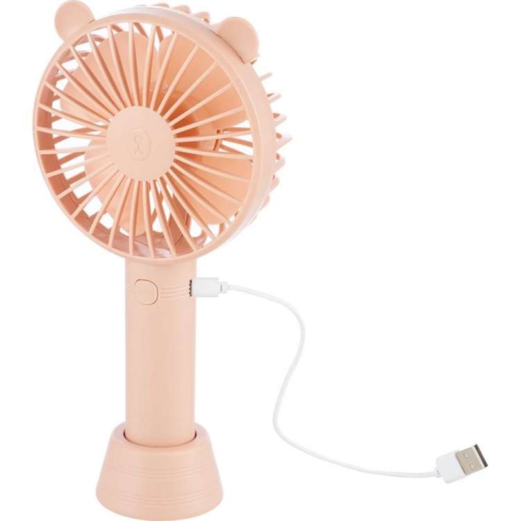 Настольный вентилятор Energy EN-0610 USB, аккумулятор, розовый 103933