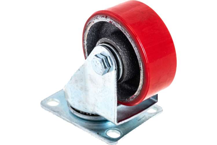 Большегрузное полиуретановое колесо поворотное с панелью SCP 93 (75 мм; 150 кг) А5 1000472
