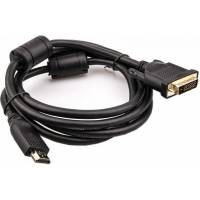 Кабель VCOM HDMI AM/DVI 24+1M, 1.8м, CU, [email protected], 2F, CG484GD-1.8M