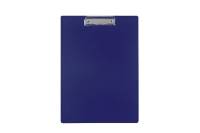 Вертикальный планшет INFORMAT А4 пластик двусторонний PVC синий с зажимом NM3012B