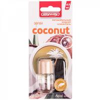 Подвесной ароматизатор - бутылочка с деревянной крышкой SKYWAY Aqua.series 5 мл Coconut S03401031