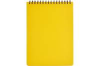 Блокнот Attache Bright colours A5, 60 листов, желтый, в клетку, на спирали, 148x215 мм 1368112