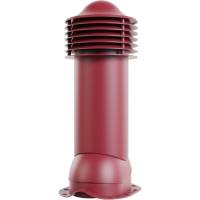 Вентиляционная труба для металлочерепицы Viotto диаметр 125 мм, утепленная, красное вино RAL 3005 07.506.01.02.06.100.3005