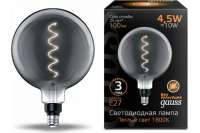 Лампа Gauss LED Filament G200   E27 4.5W Gray 100lm 1800K 1/6 154802005