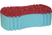 Губка для мытья автомобиля РемоКолор Арахис с чистящим слоем, 245x135x75 мм 20-6-103