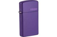 Зажигалка Zippo Slim с покрытием Purple Matte, 29x10x60 мм 1637ZL