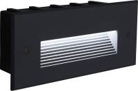 Встраиваемый светодиодный светильник FERON, 5W, 4000K, IP65, черный, LN012 41160