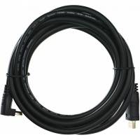 Кабель VCOM HDMI=HDMI-угловой коннектор 90 градусов 3м, 2.0V CG523-3M