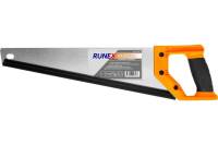 Ножовка по дереву Runex Сlassic 400мм универсальная заточка 577401