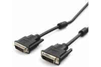 Кабель Cablexpert DVI-D, dual link, 25M/25M, 10м, CCS, черный CC-DVI2L-BK-10M