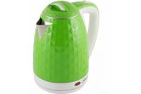 Чайник HomeStar HS-1015 1.8 л, зеленый/белый, двойной корпус 004194