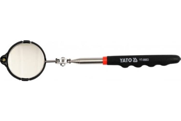 Телескопическое инспекционное зеркало YATO с подсветкой YT-0663