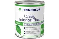 Краска для стен и потолков FINNCOLOR OASIS INTERIOR PLUS влагостойкая, глубокоматовая, база A 9л 700001251