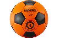 Футбольный мяч ATEMI Novus CLASSIC FUTSAL, PVC foam, оранжевый/чёрный, р.4, 00-00004638