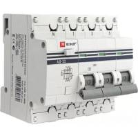 Дифференциальный автомат EKF PROxima АД-32, 3P+N, 40А/30мА, характеристика C, AC, электронный, защита 270В, 4,5кА, SQ DA32-40-30-4P-pro