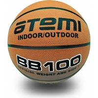 Баскетбольный мяч ATEMI р. 3, резина, 8 панелей, BB100 00000101331
