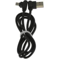 Угловой кабель USB Pro Legend USB 2.0 A вилка -Micro USB, черный, 1м pl1299