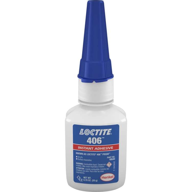 Цианоакрилатный клей для эластомеров и резины Loctite 406 20г 1924110