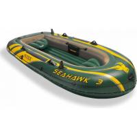 Надувная лодка Intex Seahawk 3 Set до 360 кг 295x137x43 см + весла/насос 68380