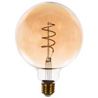 Лампа Gauss LED Filament G120 Flexible E27 6W Golden 360lm 2400К 158802008