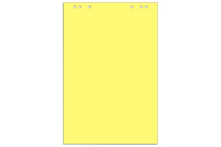 Бумага для флипчартов Attache Selection желтая пастель, 68х98 см, 20 листов, 80 г/квм 659382