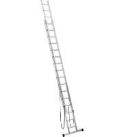 Алюминиевая 2-секционная лестница UFUK 2х16 ступеней 411216