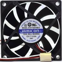 Вентилятор JAMICON KF0715B1HM 70х70х15 12В с разъемом 3 конт.TKP2510-3, тахометр С00034218